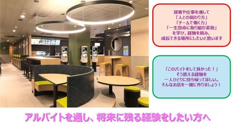 マクドナルドシャポー市川店 アルバイト募集情報3