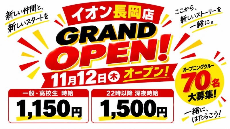 マクドナルドイオン長岡店 アルバイト募集情報1