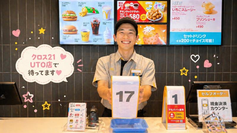 マクドナルドクロス２１ＵＴＯ店 アルバイト募集情報4