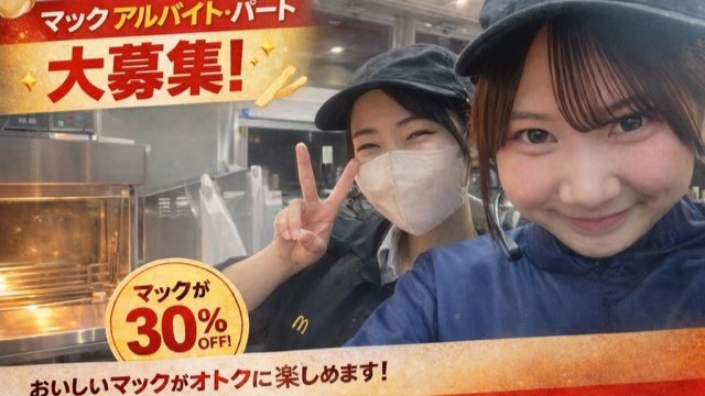 マクドナルド125阿見店 アルバイト募集情報2